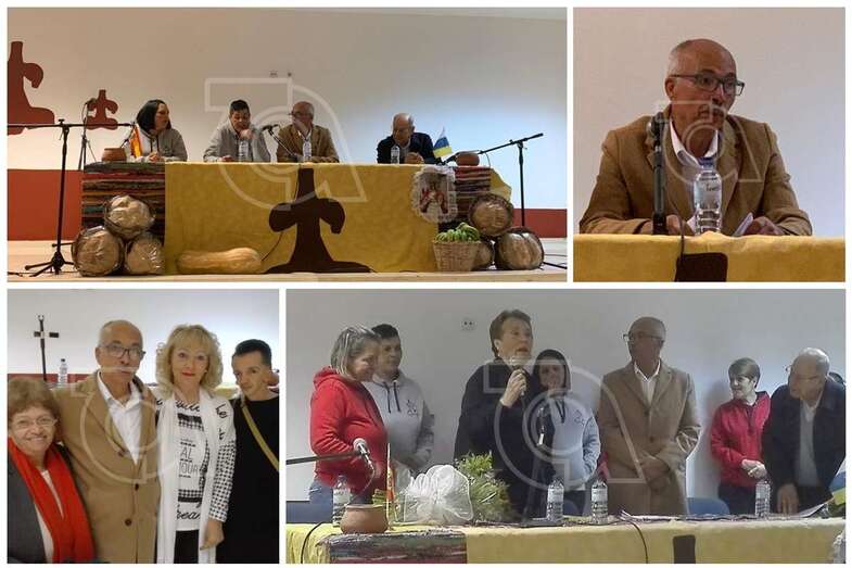 Momentos del pregón y del homenaje de anoche en Tara (Foto Carmelo Santana)